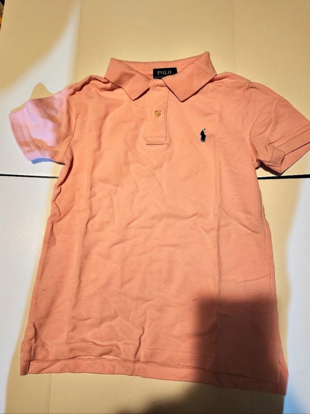 Polo Ralph Lauren Kids Cotton Mesh Polo Shirt Pink Boys 7